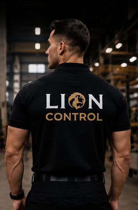 Personal Lion Control en nave industrial